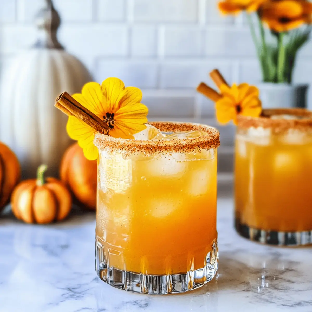 Cozy Up with a Delicious Pumpkin Spice Margarita