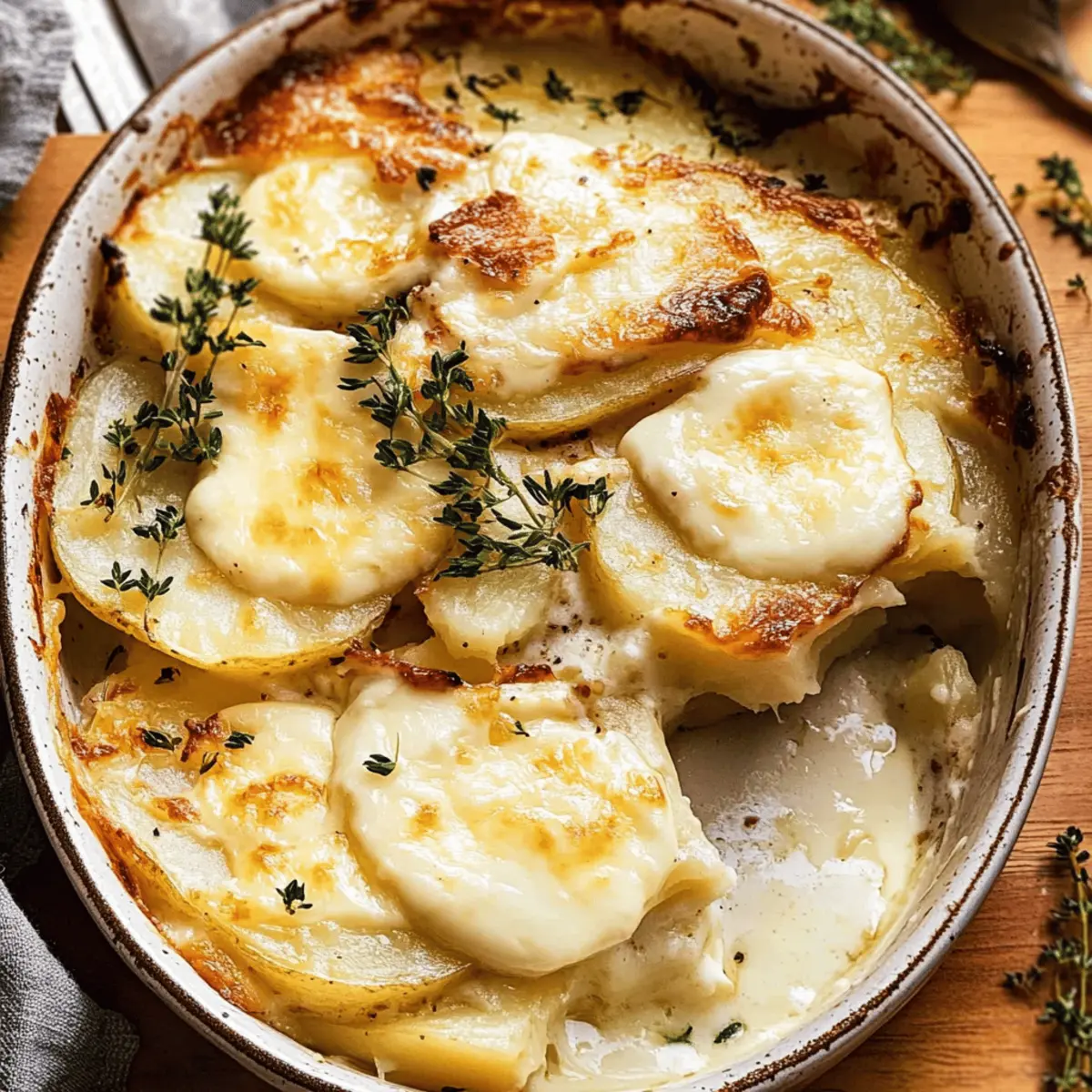 Brie Dauphinoise Potatoes: Indulge in Creamy Comfort Bliss