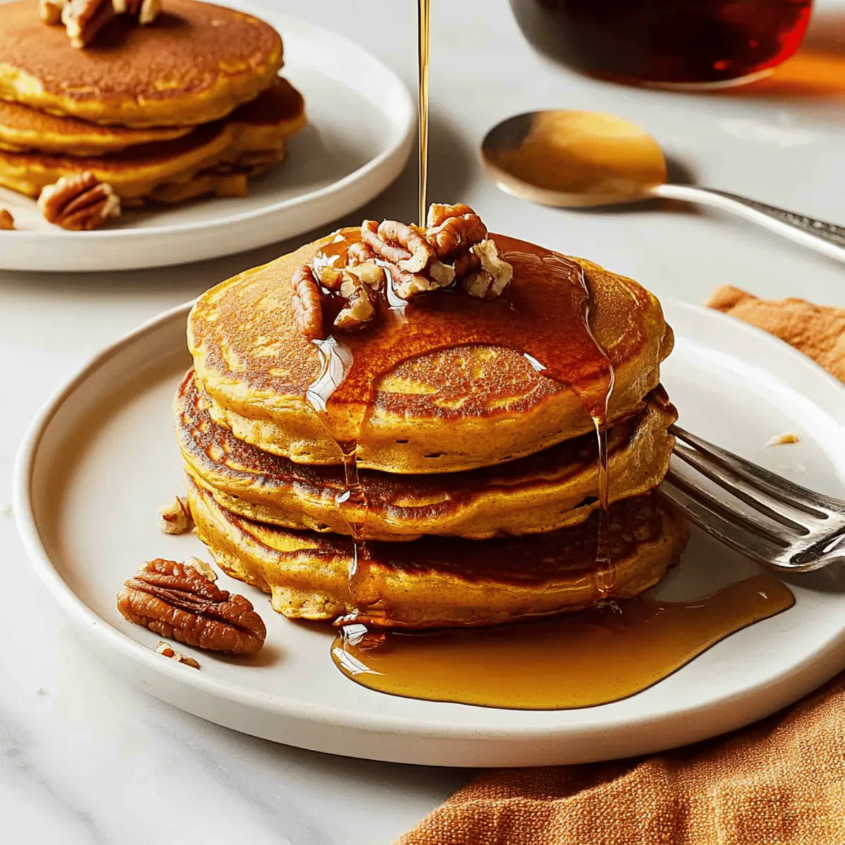 Fluffy Pumpkin Pancakes for a Cozy Fall Morning