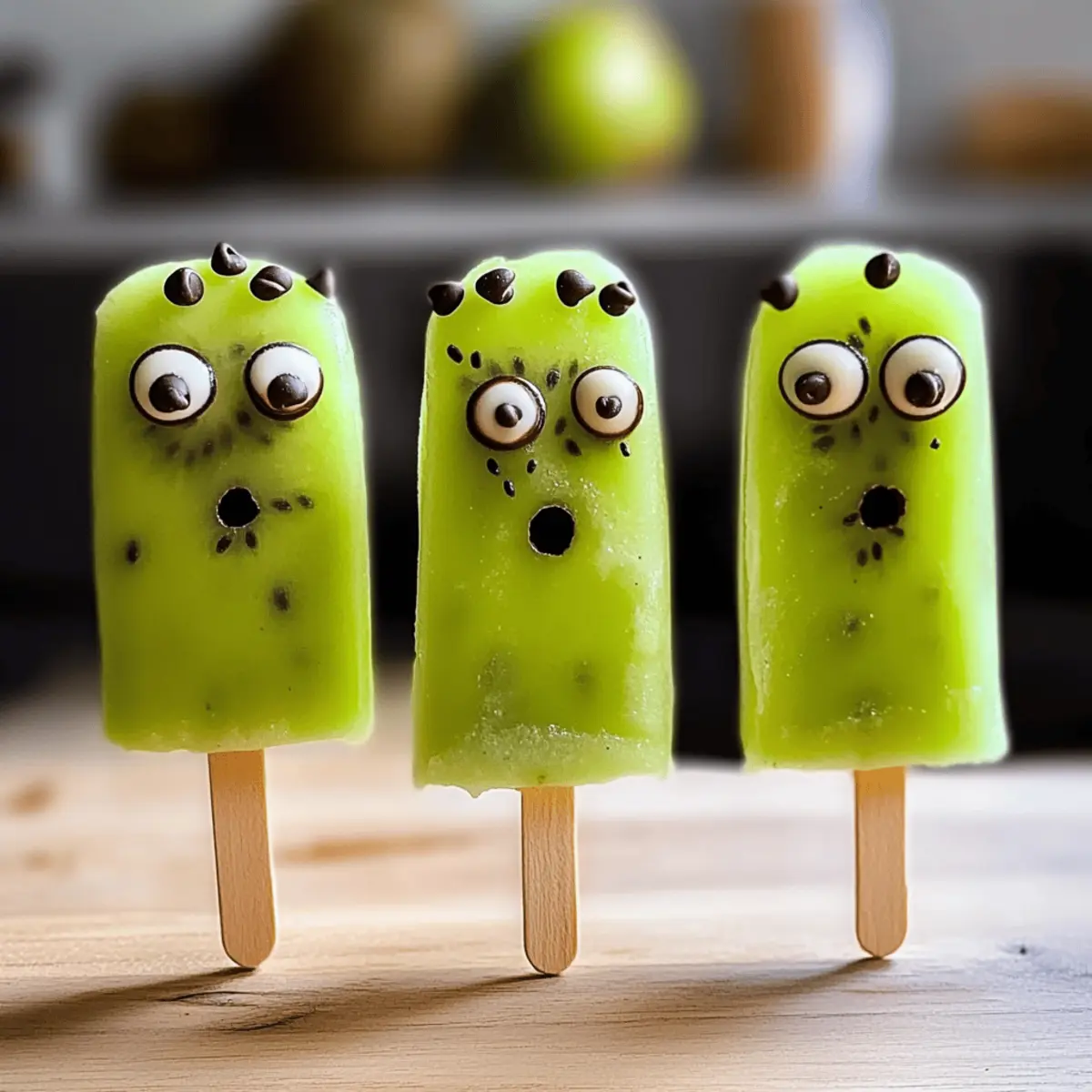 Frankenstein Kiwi Pops: A Spooky and Healthy Halloween Treat
