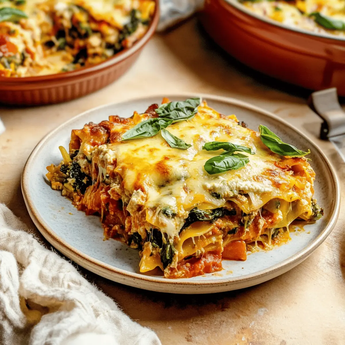 Vibrant Tie Dye Vegetarian Lasagna That Everyone Will Love