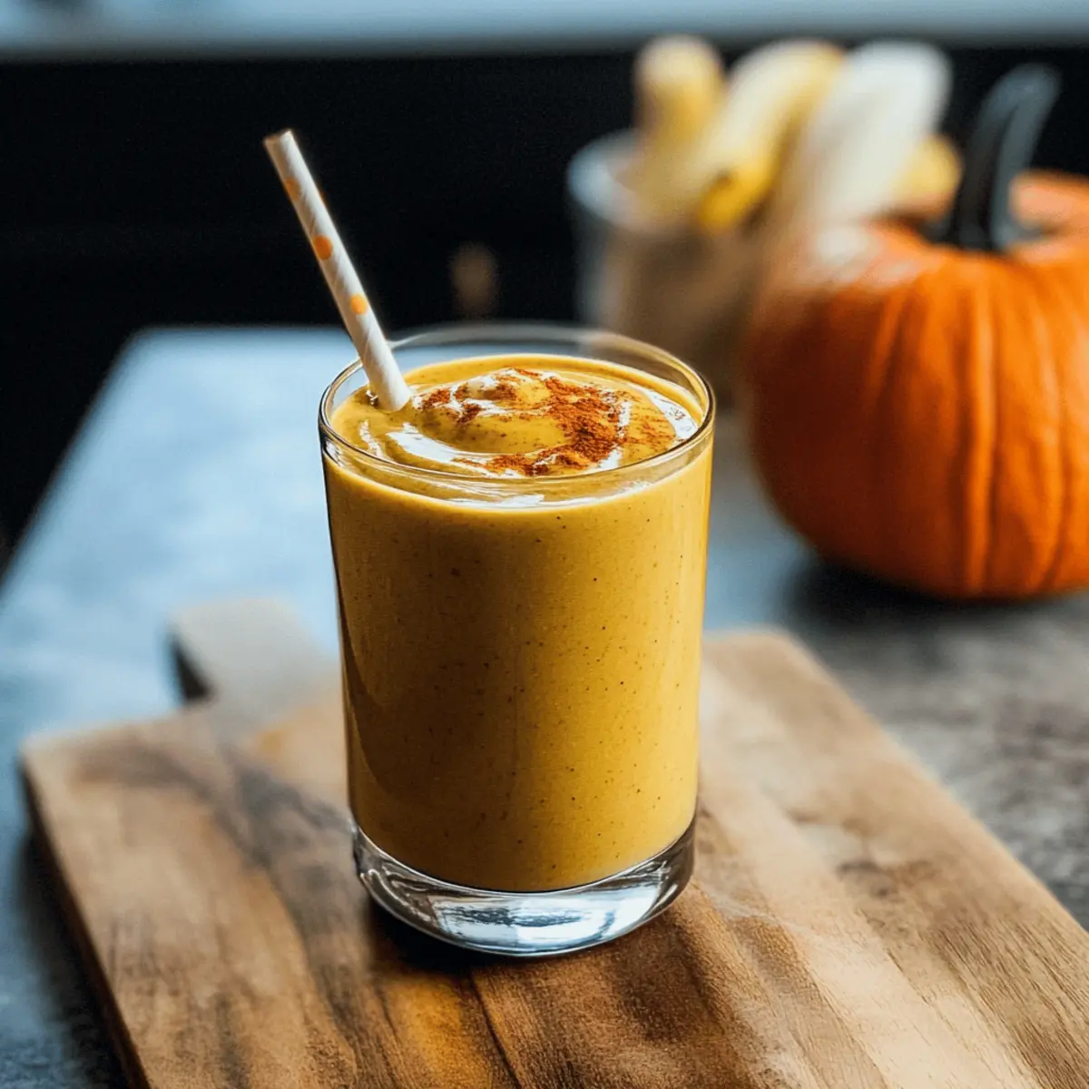 Creamy Pumpkin Smoothie that Tastes Like Fall Bliss