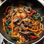 Japchae – Korean noodles