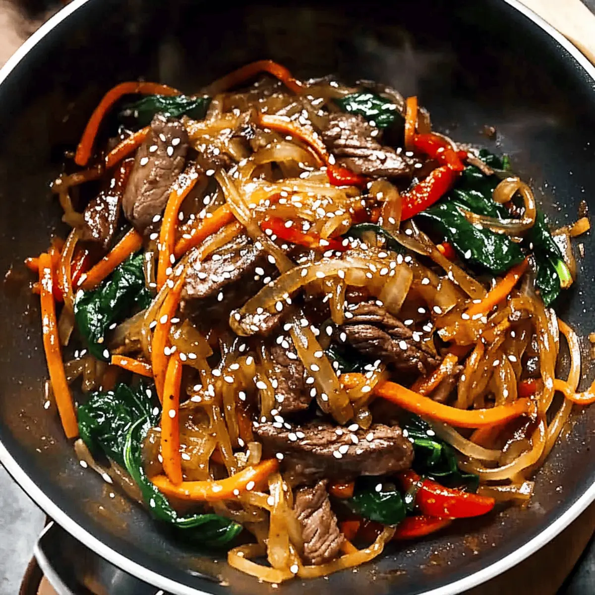 Irresistible Japchae – Korean Noodles Bursting with Flavor