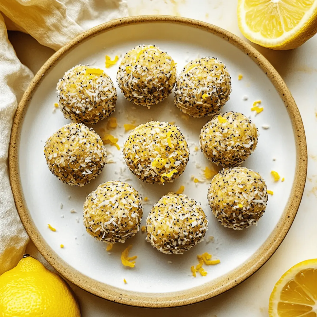 Lemon Poppy Seed Cake Energy Bites That Brighten Your Day