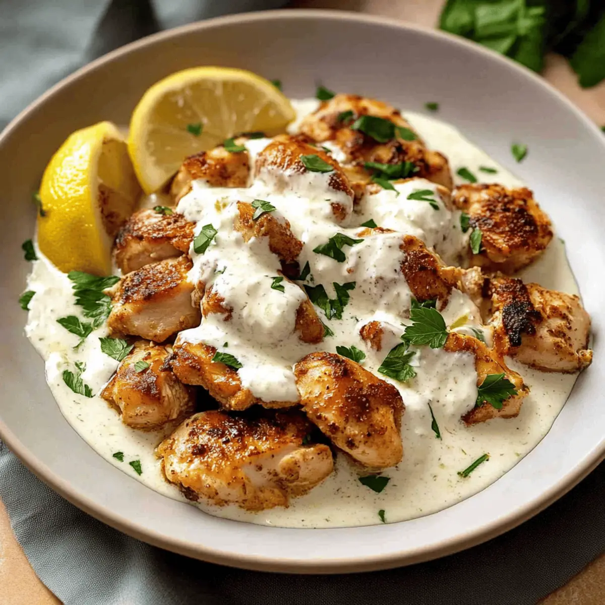 Lebanese Lemon Garlic Chicken – Al Aseel Inspired Delight