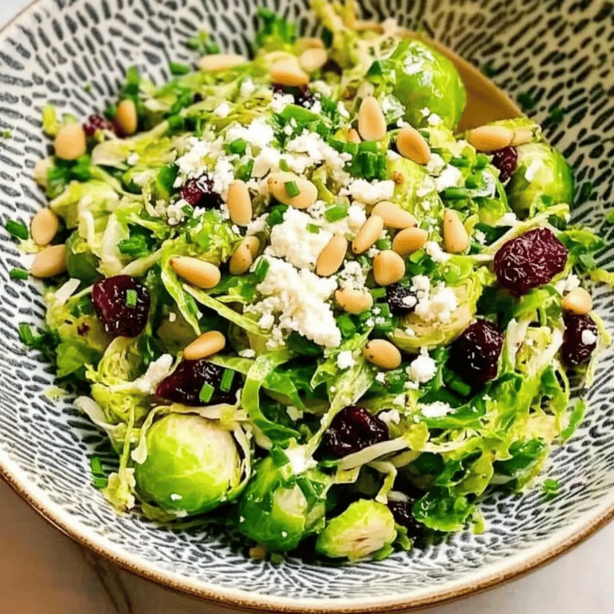 Crisp and Colorful Shaved Brussels Sprout Salad Magic