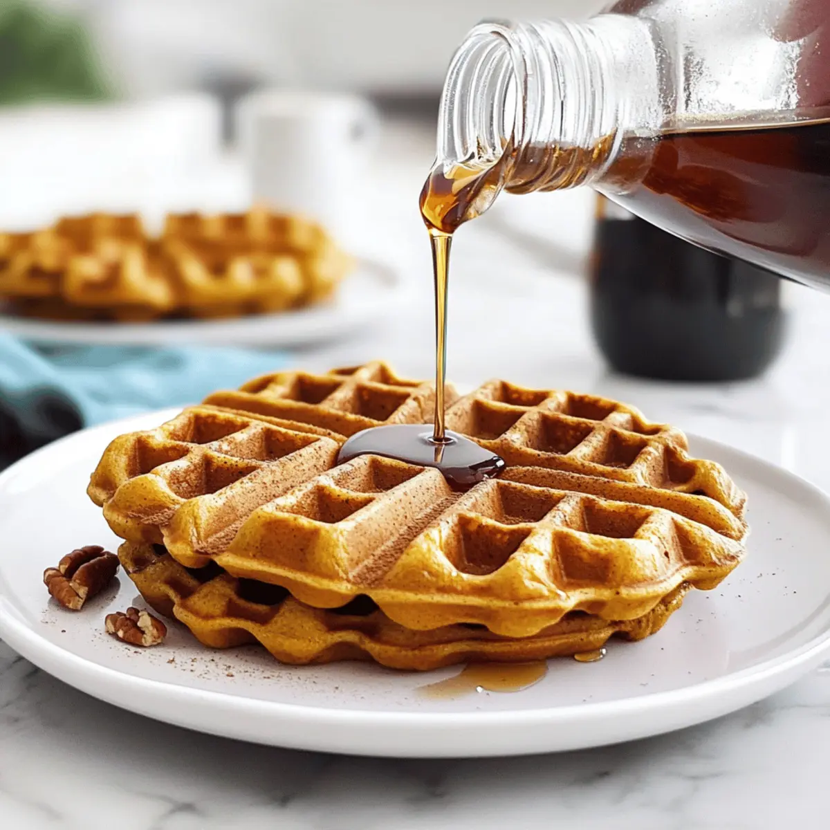 Deliciously Fluffy Pumpkin Waffles for Cozy Fall Mornings