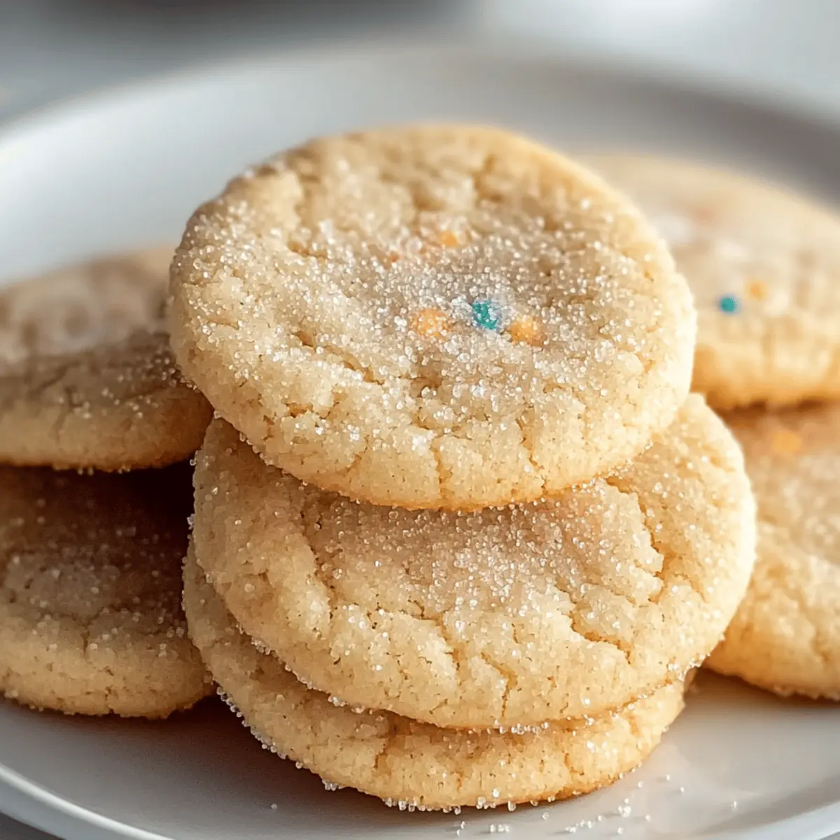 3-Ingredient Easy Sugar Cookies for Quick Sweet Bliss