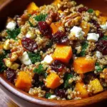 Autumn Harvest Grain Salad with Cranberries