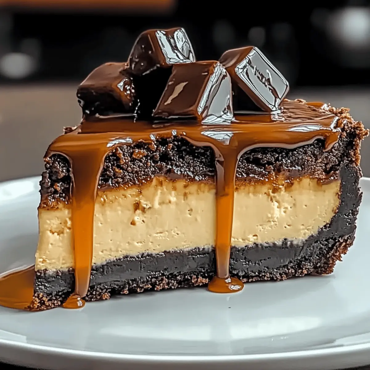 Irresistible Caramel Brownie Cheesecake You Can Make at Home