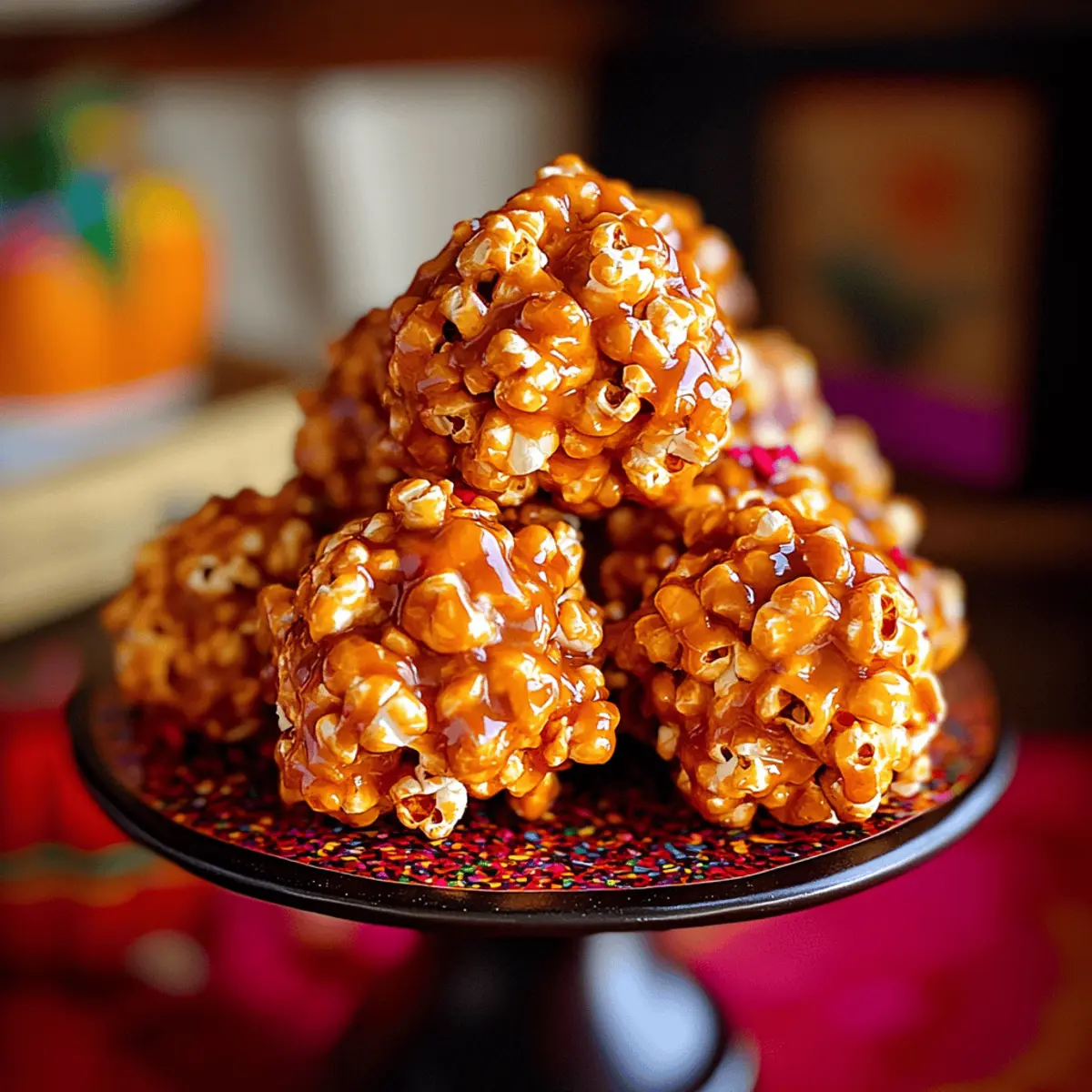 Chewy Caramel Popcorn Balls for a Spooktacular Halloween Treat