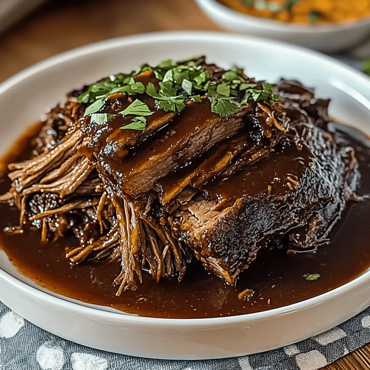 Caramelized Pulled Beef Brisket for Your Next Family Feast