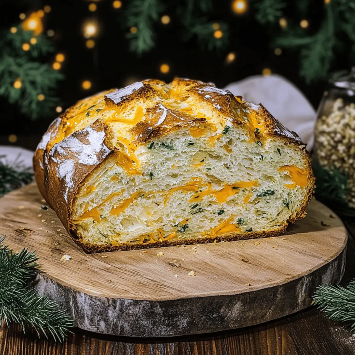 Cheddar and Herb Soda Bread: A Cozy Homemade Delight