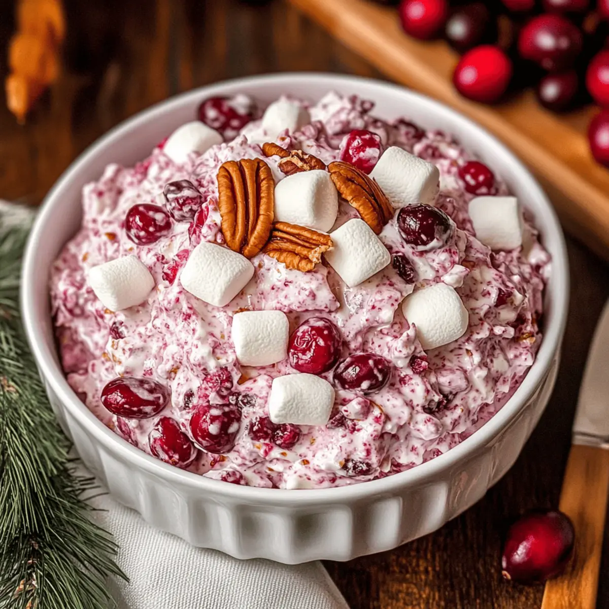 Irresistible Cranberry Fluff Salad for Your Holiday Table