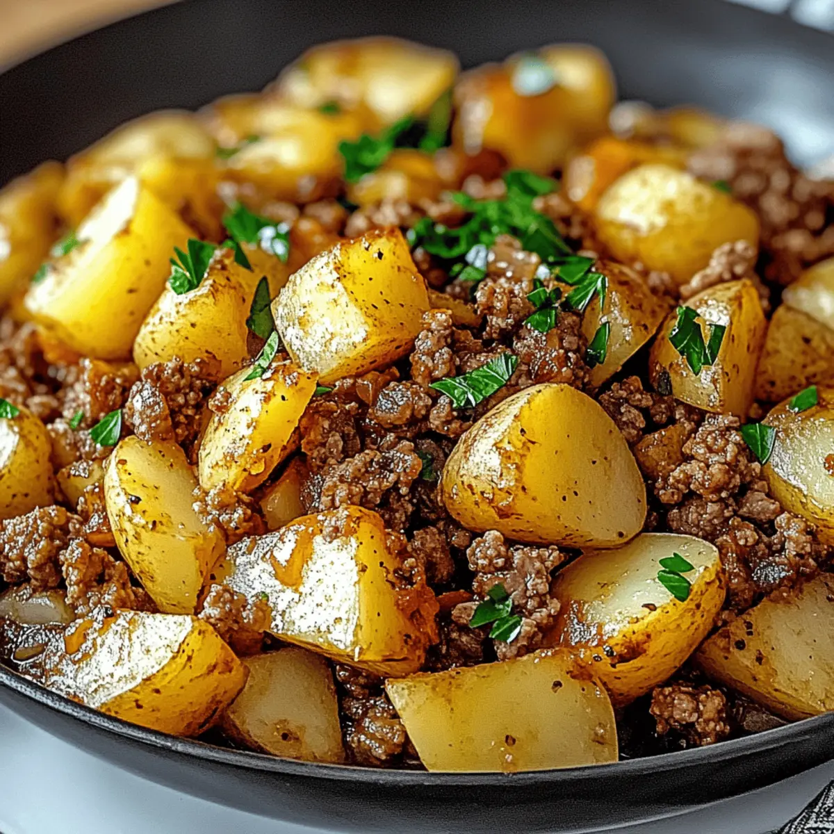 Savory Ground Turkey with Potatoes: A One-Pan Wonder Delight