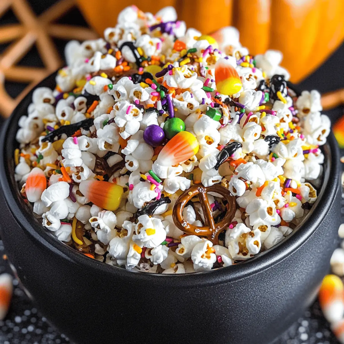 Delicious Halloween Monster Munch Popcorn Mix You’ll Love