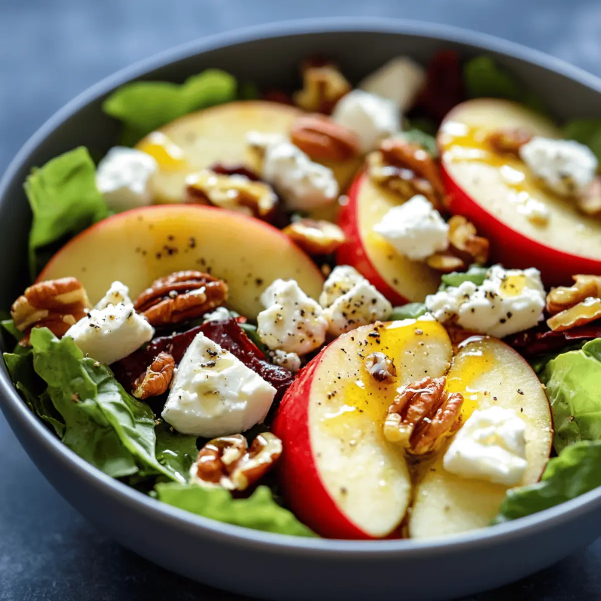 Delightfully Fresh Honeycrisp Apple and Feta Salad Recipe