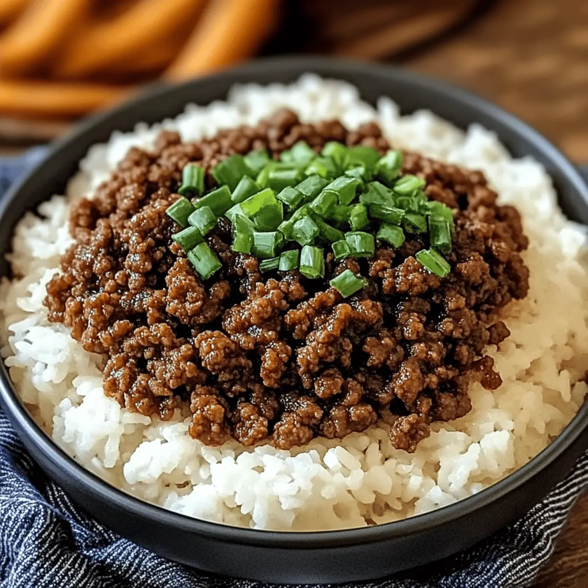 Savory Korean Ground Beef Bowl: Your Ultimate Comfort Meal