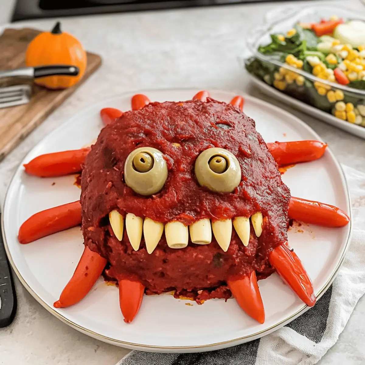 Monster Meatloaf: A Whimsical Halloween Family Feast