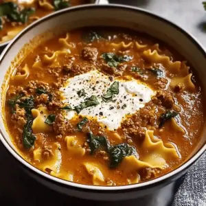 One Pot Lasagna Soup