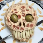Pepperoni Skull Cheese Ball
