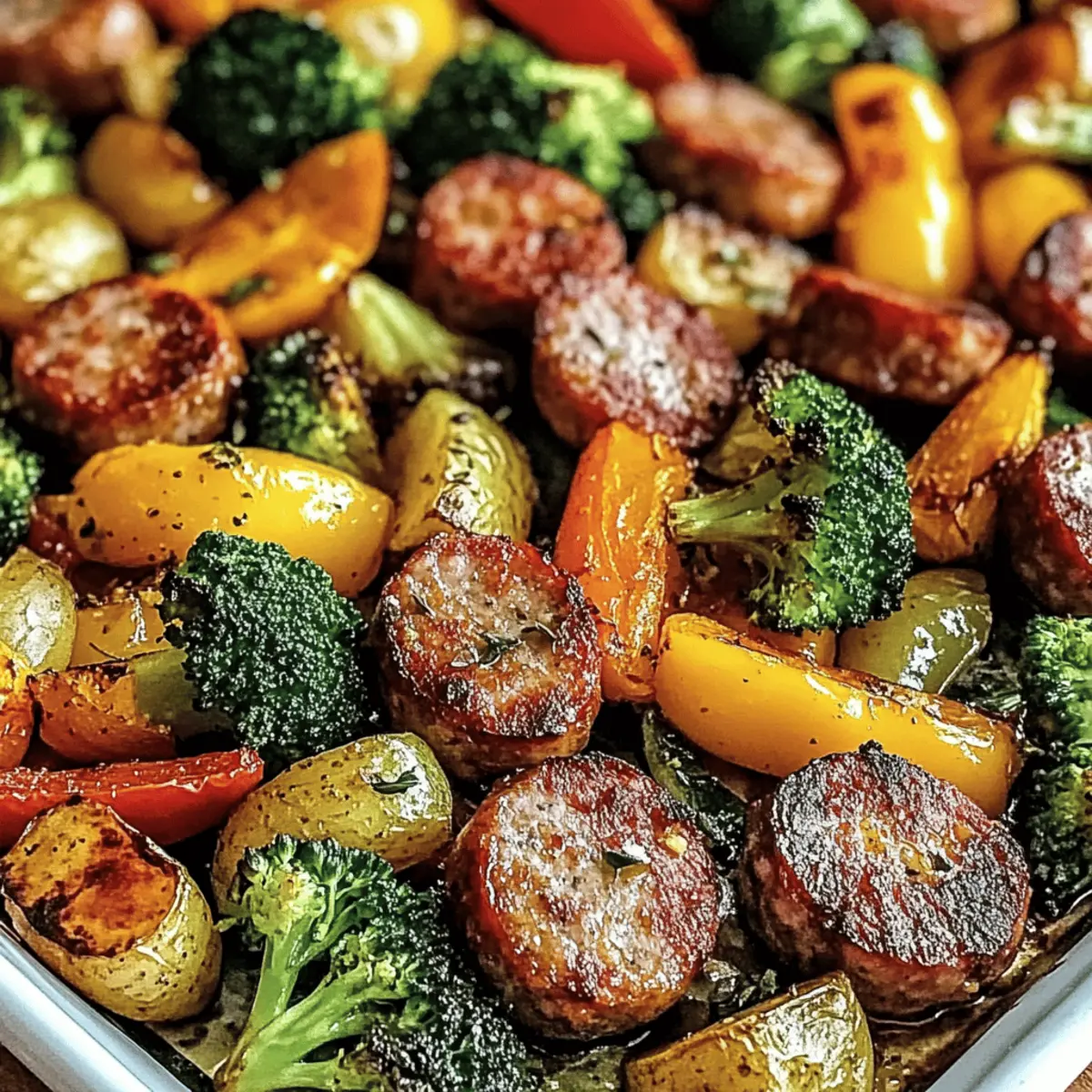 Sheet Pan Sausage & Veggies: Your Easy Flavor-Packed Dinner