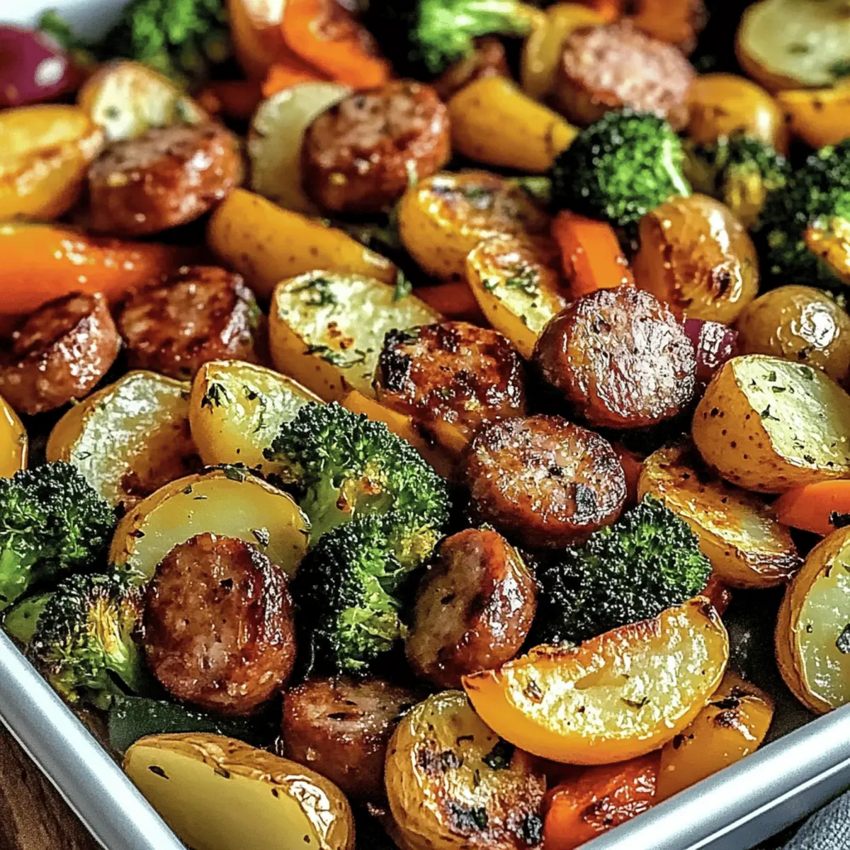 Sheet Pan Sausage & Veggies: Easy, Flavor-Packed Dinner!
