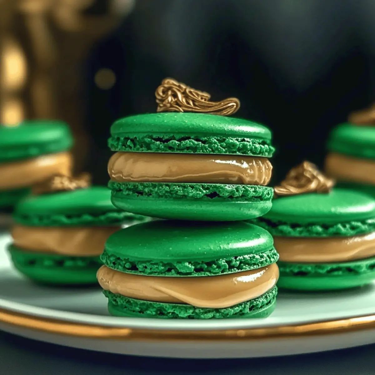 Slytherin’s Mystic Butterbeer Macarons for Magical Moments