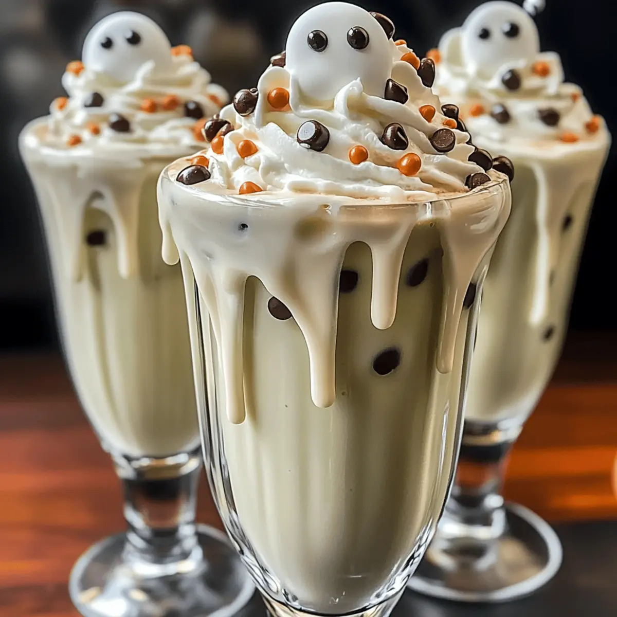 Spooky Ghostly Vanilla Milkshake: A Hauntingly Good Treat