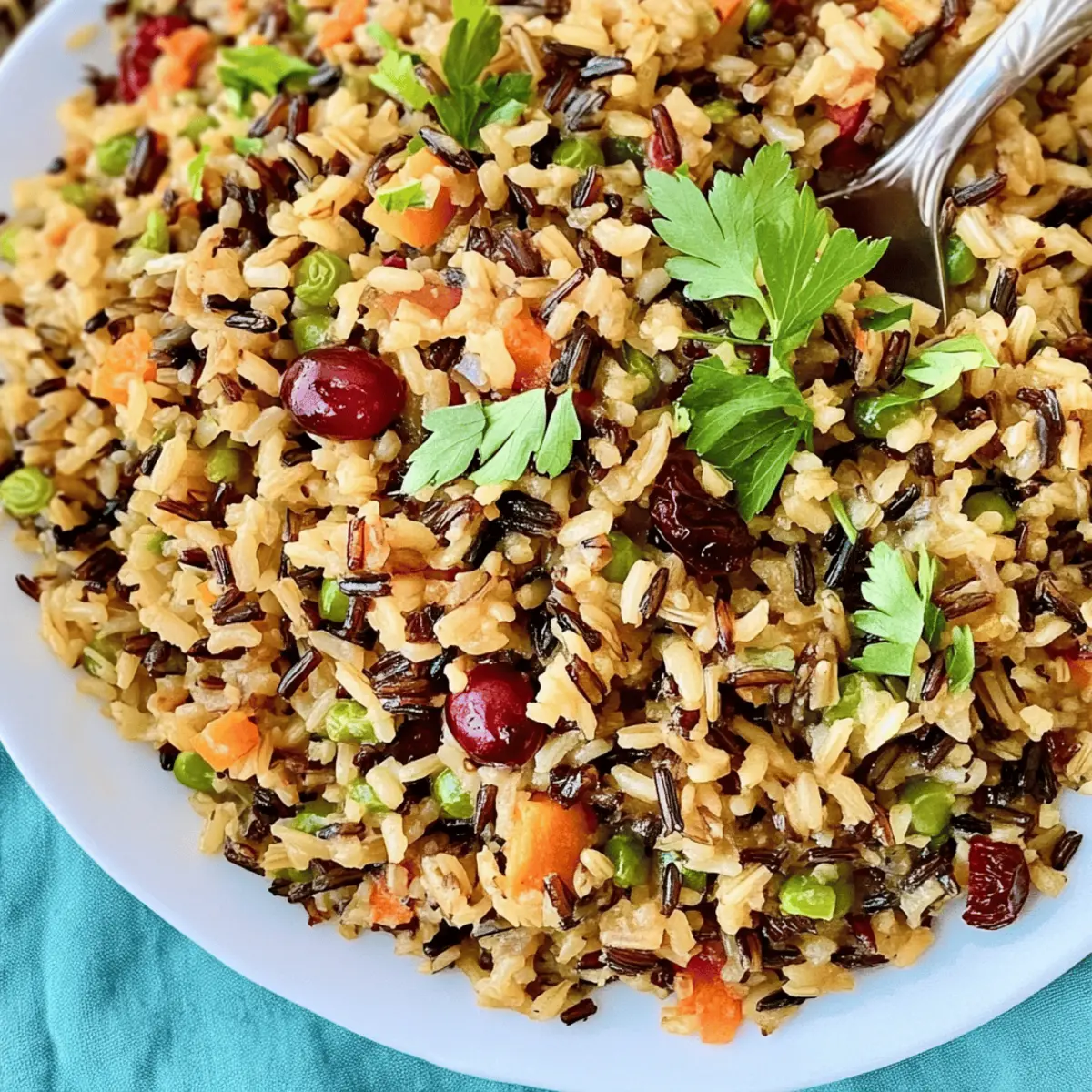 Thanksgiving Wild Rice Pilaf Packed with Flavorful Goodness