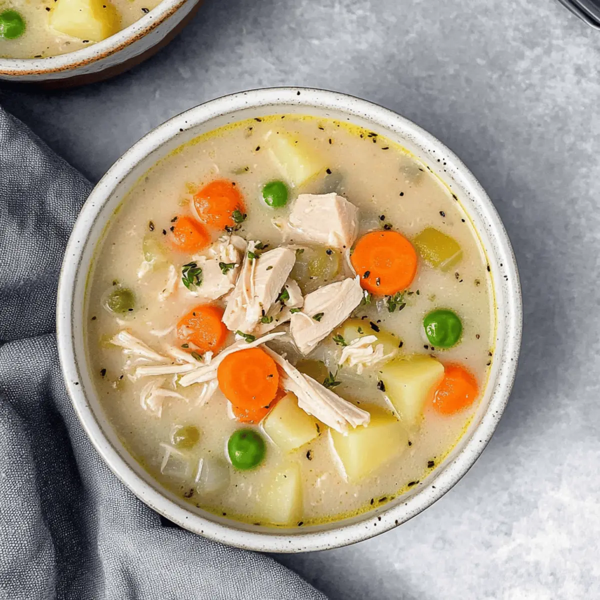 Cozy Turkey Pot Pie Soup Perfect for Leftover Days