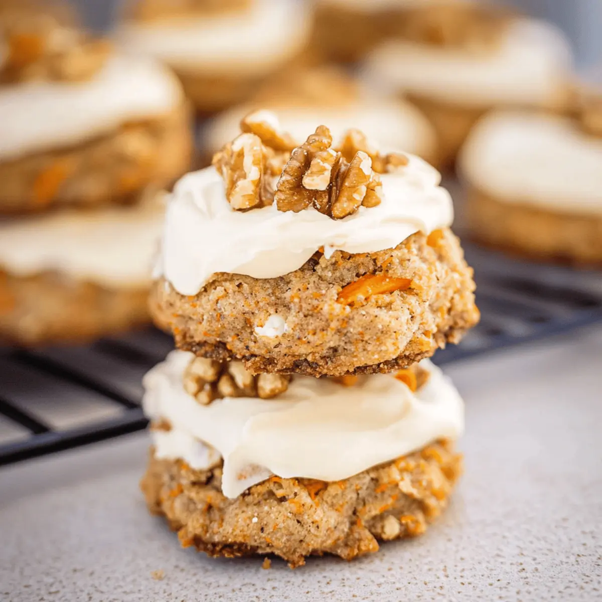 Vegan Carrot Cake Cookies That Melt in Your Mouth