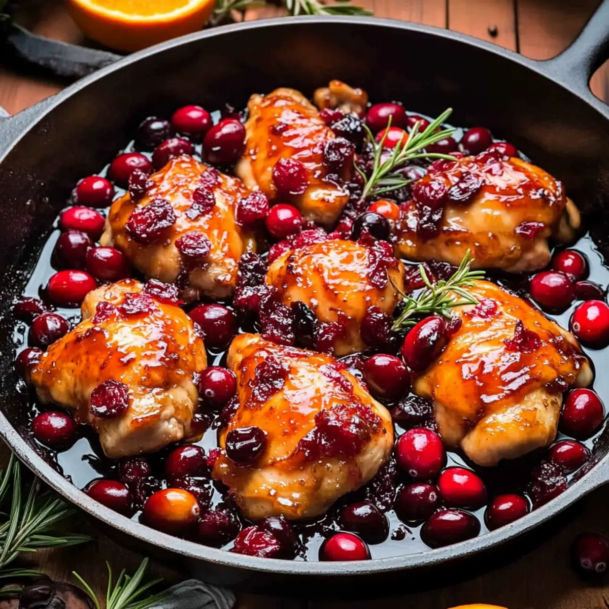 Savory Skillet Cranberry Orange Chicken for Easy Dinners