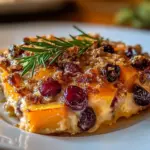 Sweet Potato & Cranberry Gratin