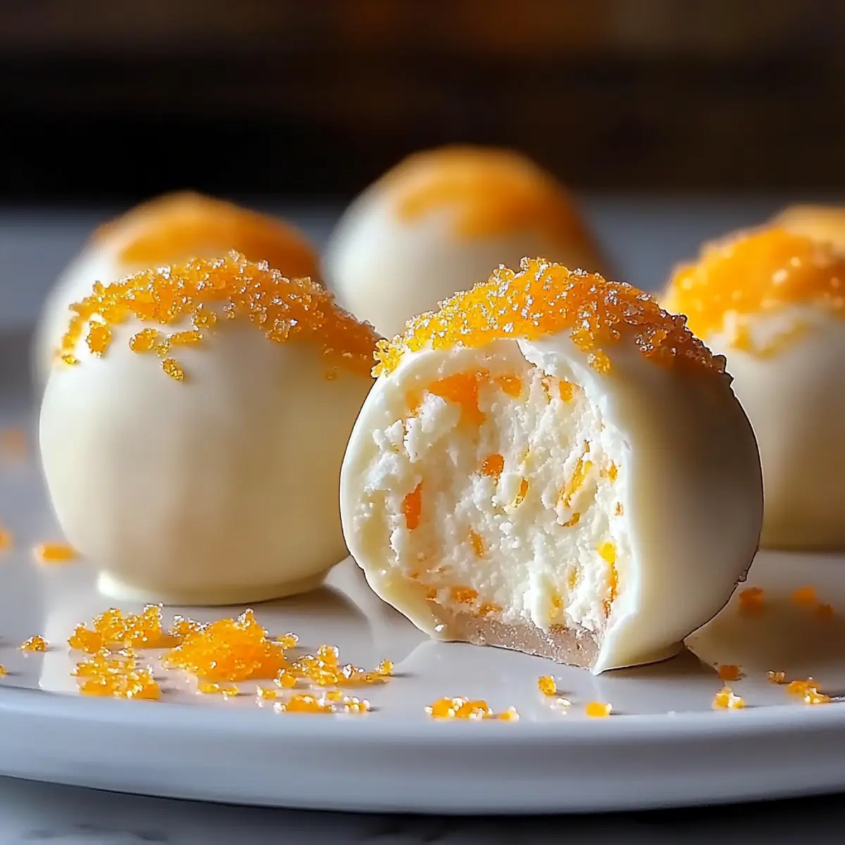 White Chocolate Orange Creamsicle Truffles You’ll Love
