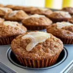 Glazed Gingerbread Muffins