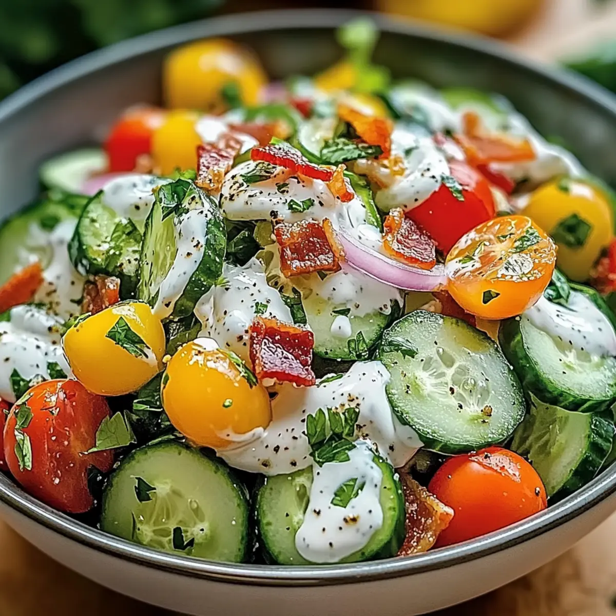 Cucumber Ranch Crack Salad: Your Ultimate Summer Side Dish