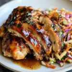 Apple Cider Chicken with Crisp Autumn Slaw