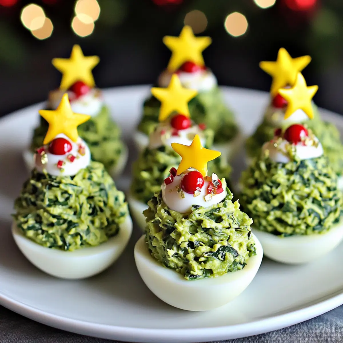 Deviled Egg Christmas Trees: A Whimsical Holiday Delight