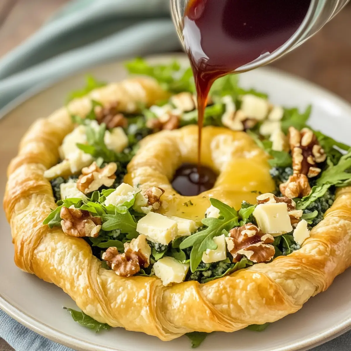 Irresistible Blue Cheese Walnut Thyme Puff Pastry Twirl Delight