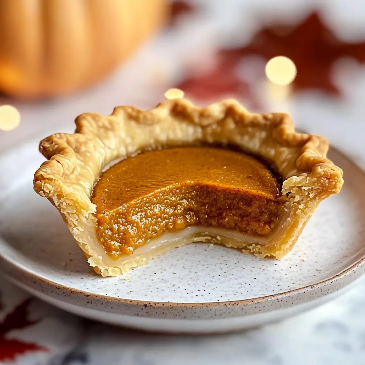 Mini Pumpkin Pies that Bring Autumn Joy to Every Bite