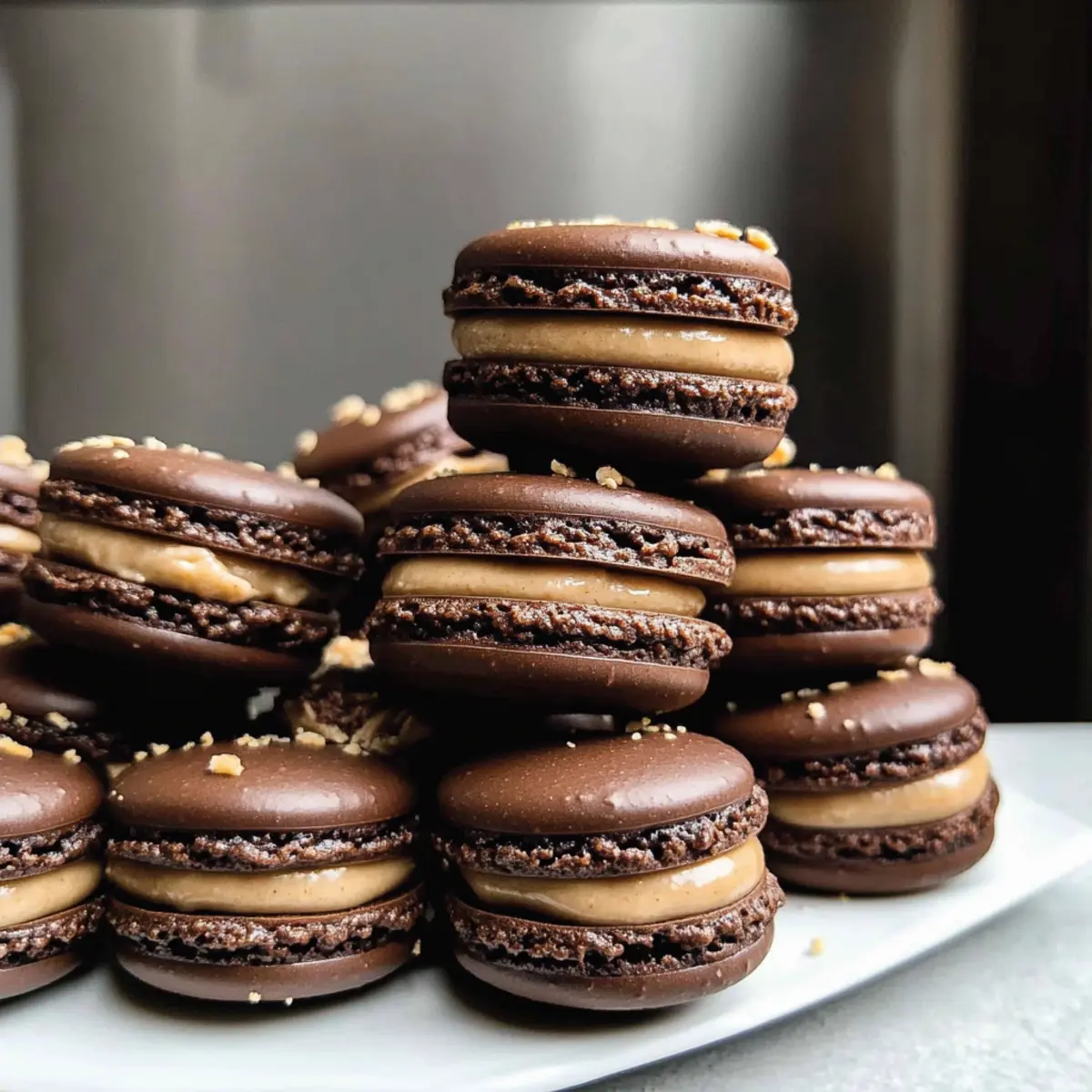 Irresistible Chocolate Peanut Butter Macarons You'll Love