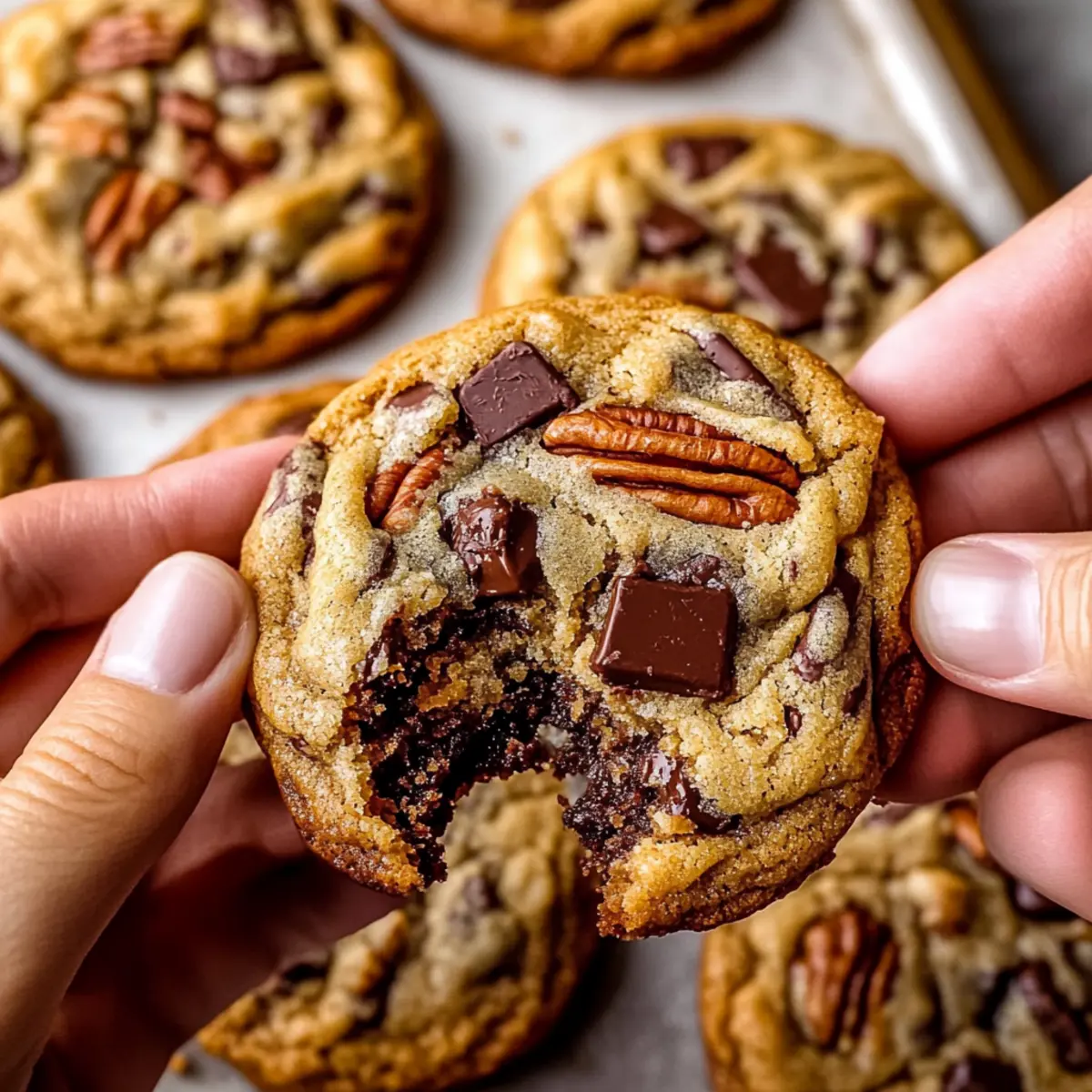 Brown Butter Bourbon Pecan Chocolate Chunk Cookies Delight