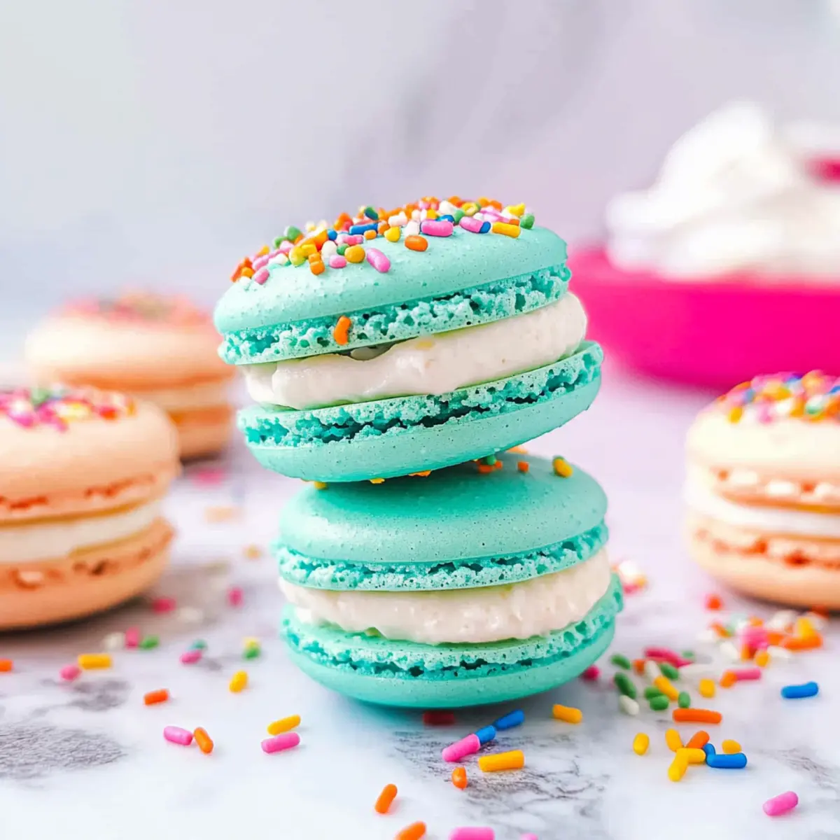 Birthday Cake Macarons That Bring Sweet Celebration Vibes