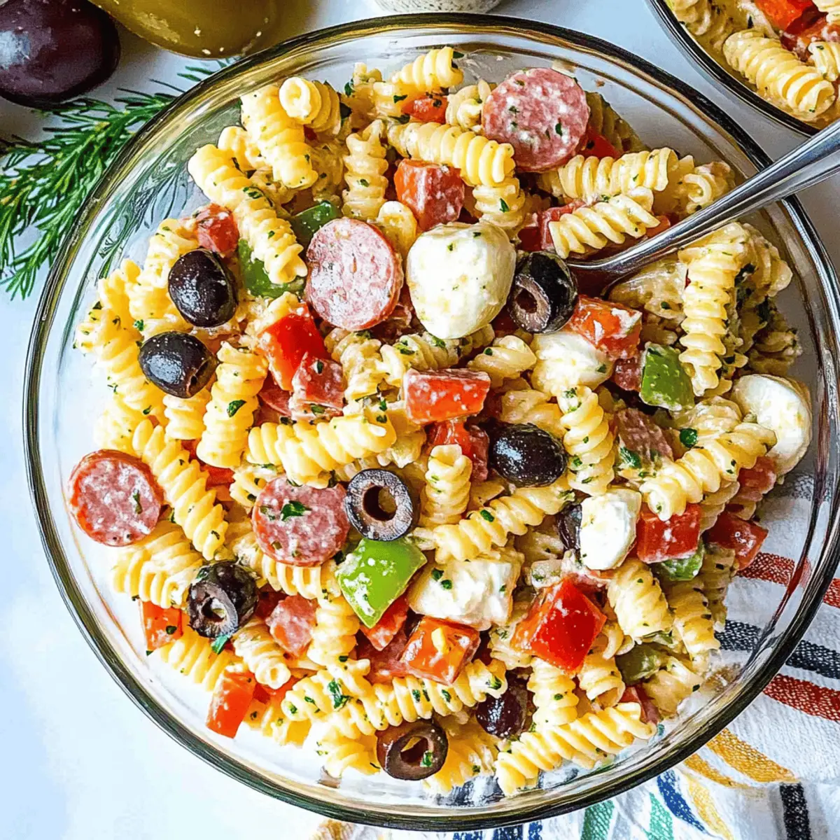 Ultimate Italian Pasta Salad That’s Bursting with Flavor