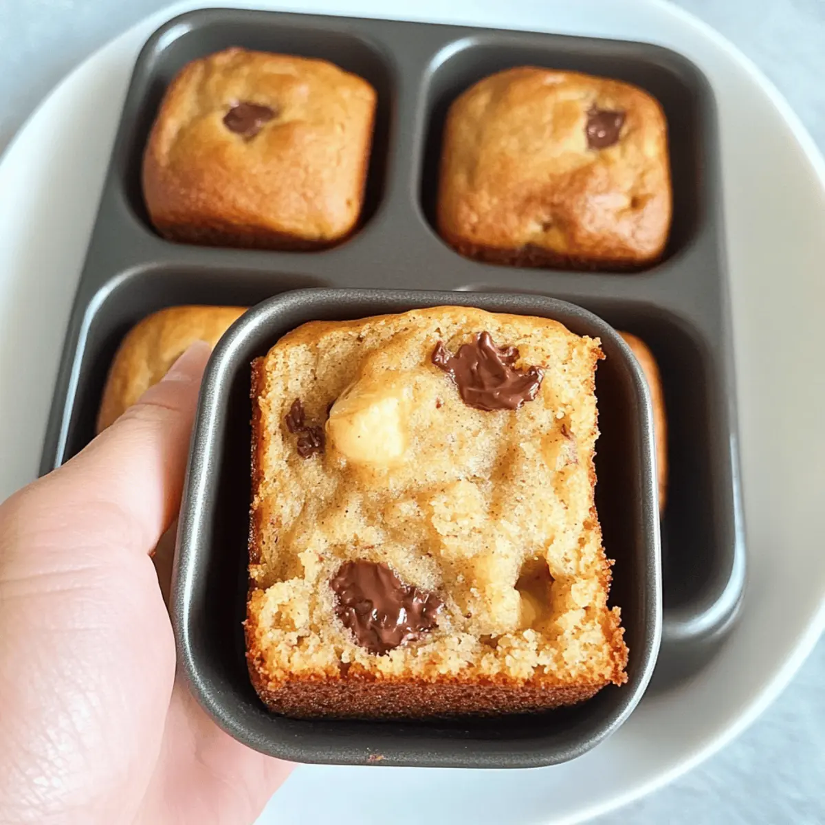 Mini Chocolate Chip Banana Bread for Sweet Snack Joy