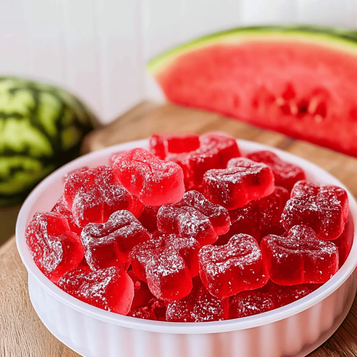 Sweet and Sour Watermelon Gummies for Guilt-Free Snacking