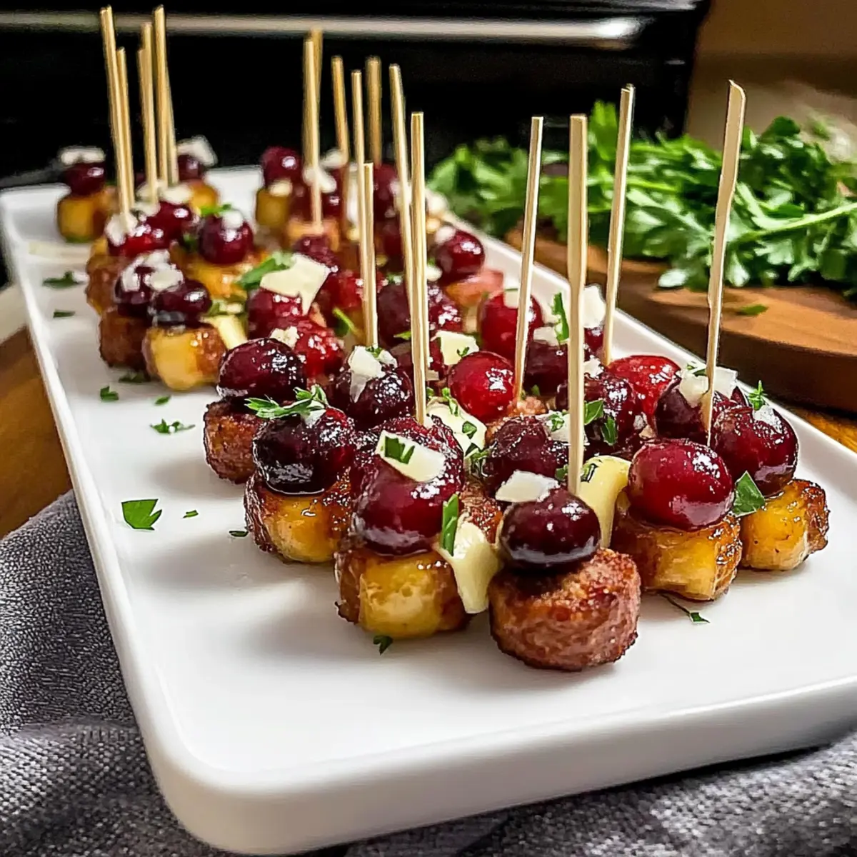 Savor the Flavor: Smoked Sausage Cranberry Bites Delight