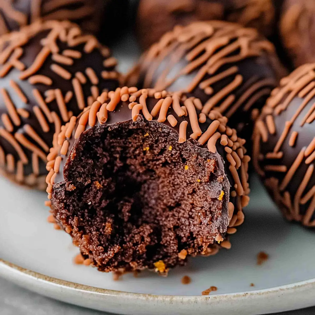 Decadent Juicy Orange Chocolate Christmas Truffles to Delight